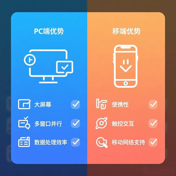 quickqpc端有啥优势？和移动端区别体现在哪？